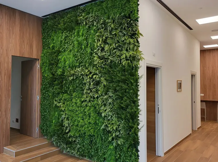 Custom-made LUX vertical garden &ndash; Office corridor