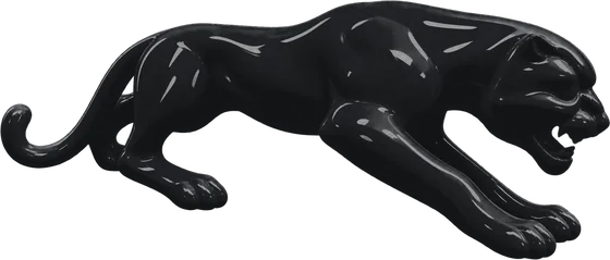 Statua Pantera nero lucido ZWI-24